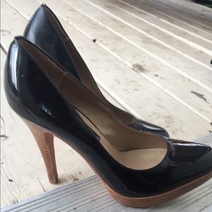 Steven by Steve Madden black patent leather 7